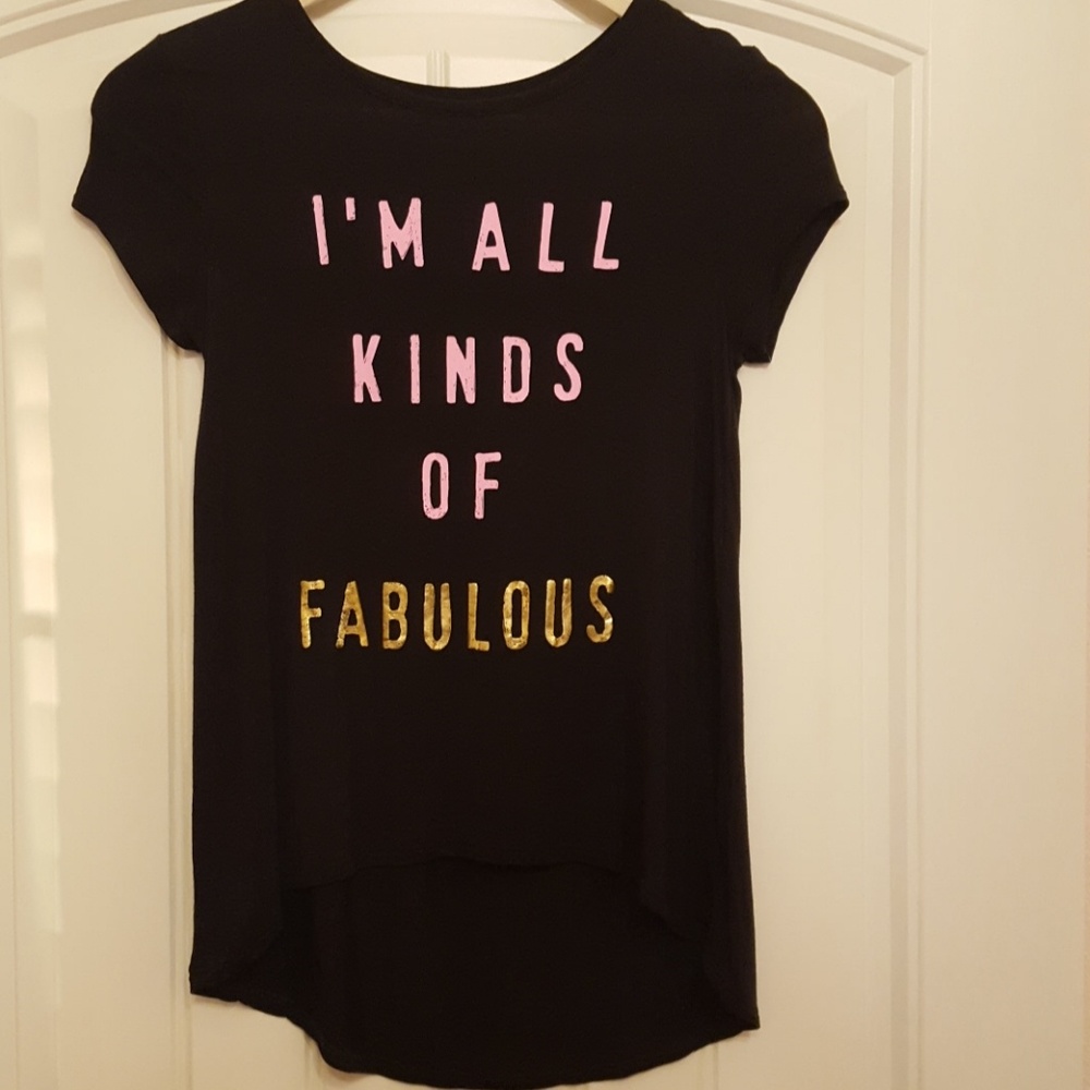 Girls t-shirt with saying